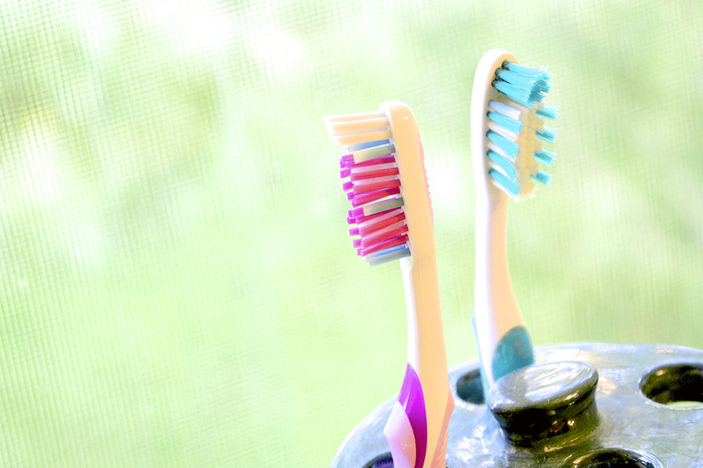 Two toothbrushes
